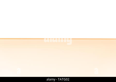 Abstract blurred gradient mesh background in bright white and golden colors. Smooth template background Stock Photo