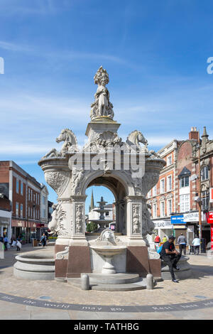 The Dudley Fountain, Market Place, Dudley, West Midlands, England, United Kingdom Stock Photo