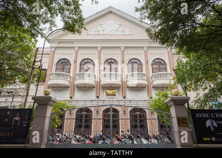 Ho Chi Minh City, Vietnam - April 17, 2019: the Concert Hall of Ho Chi Minh City Conservatory of Music. Stock Photo