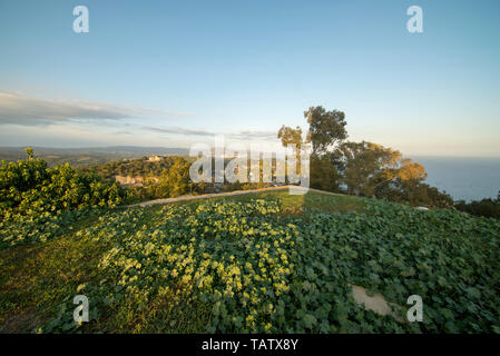 Blanes on the Costa Brava from the castle, Girona Stock Photo