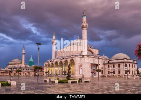 The central square of the old town of Konya, Turkey Stock Photo