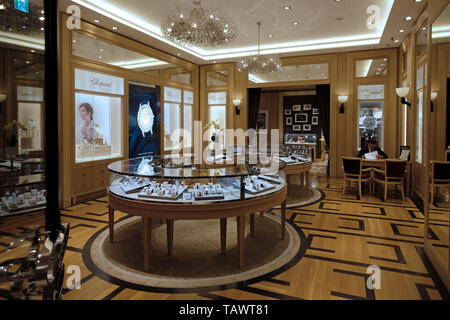 Chopard Luxury Jewelry shop in Taipei 101 shopping mall located within Taipei 101 skycrapper the Mall gathers the world top brands to create a high end shopping experience. Xinyi District Taipei Taiwa...