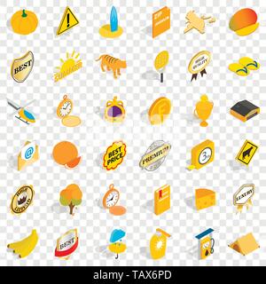 Helicopter icons set, isometric style Stock Vector