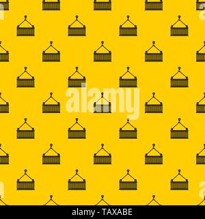 Crane with load pattern vector Stock Vector