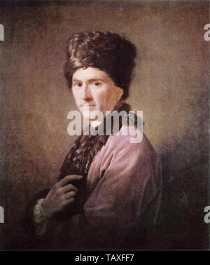 Allan Ramsay - Jean Jacques Rousseau Stock Photo