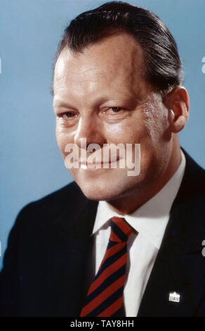 Willy Brandt, deutscher Politiker, Deutschland ca. Mitte 1960er Jahre. German politician Willy Brandt, Germany ca. mid 1960s. Stock Photo