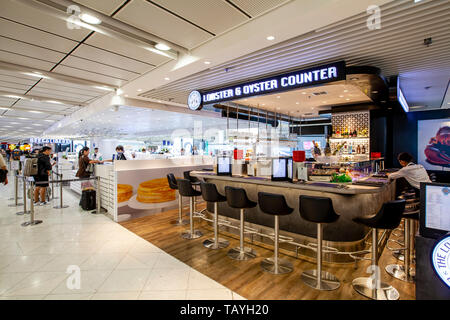 Cafe/Restaurants At Hong Kong International Airport, Hong Kong, China Stock Photo