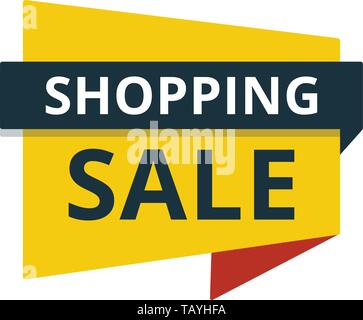 Sale icon. Creative element design from shopping sticker icons collection. Pixel perfect Sale icon for web design, apps, software, print usage Stock Vector