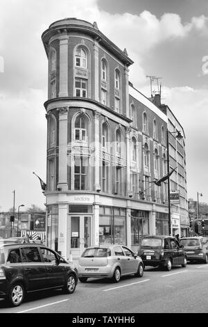 Great Eastern Street in Shoreditch in London, England Stock Photo