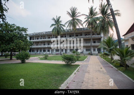 S-21 Tuol Sleng Genocide Museum, Phnom Penh, Cambodia. Stock Photo