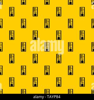 Coffee vending machine pattern vector Stock Vector