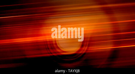 Horizontal orange strip lines. Abstract background. Stock Photo