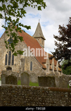 Warblington Church of St Thomas a Becket Havant Hampshire Stock Photo ...