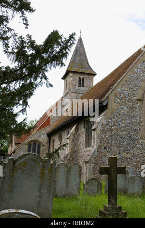 Church of St. Thomas à Becket, Warblington, Hampshire Stock Photo