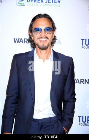 2019 Derek Jeter Celebrity Invitational Gala, held at the Aria Resort & Casino in Las Vegas, Nevada.  Featuring: Benjamin Bratt Where: Las Vegas, Nevada, United States When: 25 Apr 2019 Credit: DJDM/WENN.com Stock Photo