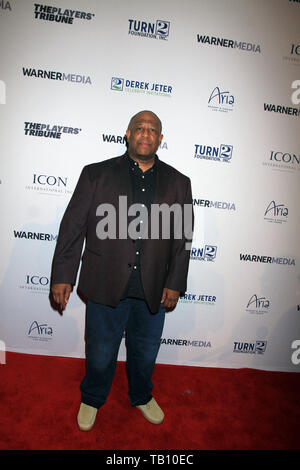 2019 Derek Jeter Celebrity Invitational Gala, held at the Aria Resort & Casino in Las Vegas, Nevada.  Featuring: DJ Premier Where: Las Vegas, Nevada, United States When: 25 Apr 2019 Credit: DJDM/WENN.com Stock Photo