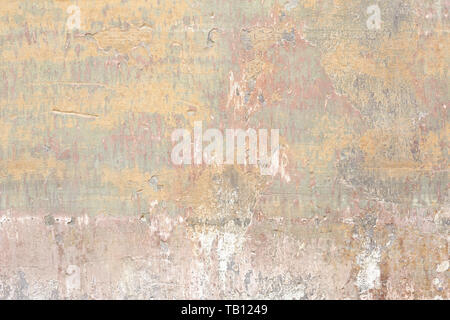 Old chipped and scratched wall texture background Stock Photo