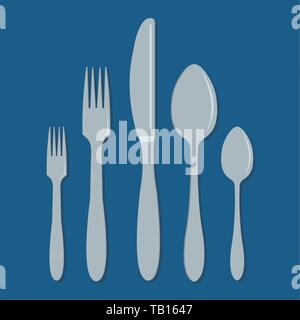 fork spoon knife vector symbol illustration Stock Vector