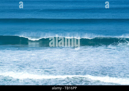 scene of the ocean with small waves Stock Photo
