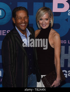 NEW YORK, NY - MAY 29: Bryant Gumbel, Hilary Quinlan attend the season 2 premiere of 'Big Little Lies' at Jazz at Lincoln Center on May 29, 2019 in New York City. Photo: imageSPACE/MediaPunch Stock Photo