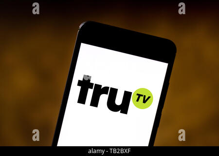 Brazil. 30th May, 2019. In this photo illustration a TruTV logo seen displayed on a smartphone. Credit: Rafael Henrique/SOPA Images/ZUMA Wire/Alamy Live News Stock Photo