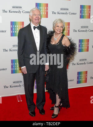 December 7, 2013 - Washington, District of Columbia, U.S. - United States Senator Thad Cochran (Republican of Mississippi) and Kay Webber arrive for the formal Artist's Dinner honoring the recipients of the 2013 Kennedy Center Honors hosted by United States Secretary of State John F. Kerry at the U.S. Department of State in Washington, DC on Saturday, December 7, 2013. The 2013 honorees are: opera singer Martina Arroyo; pianist, keyboardist, bandleader and composer Herbie Hancock; pianist, singer and songwriter Billy Joel; actress Shirley MacLaine; and musician and songwriter Carlos Santana Stock Photo