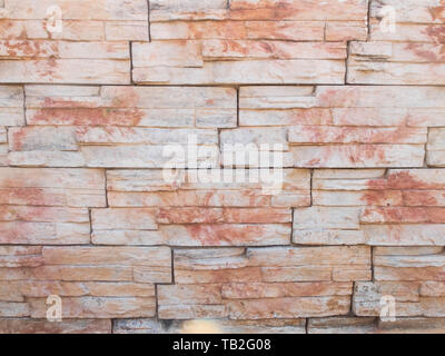 Decorative wall facing panels brickwork. Background pattern. Stock Photo