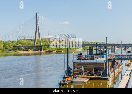 A typical view in Warsaw in Poland Stock Photo