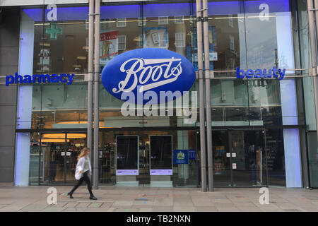 Oxford Street. Boots Retailer 