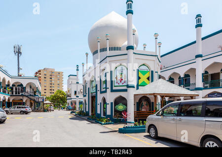 Taj Mahal shopping arcade, Ocho Rios, Jamaica Stock Photo