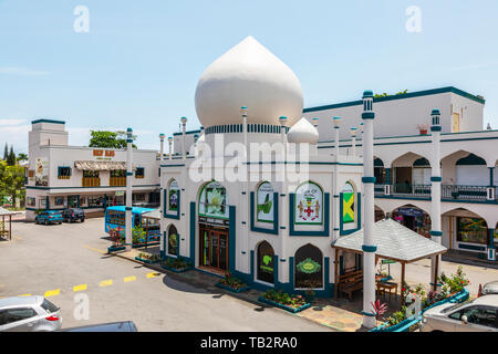 Taj Mahal shoping arcade, Ocho Rios, Jamaica Stock Photo