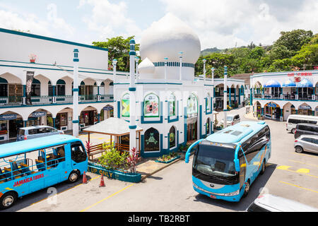 Taj Mahal shopping arcade, Ocho Rios, Jamaica Stock Photo