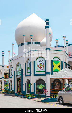 Taj Mahal shopping arcade, Ocho Rios, Jamaica Stock Photo