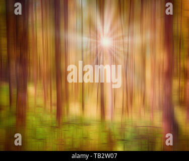 DIGITAL ART: Toward the Light Stock Photo