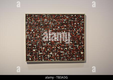 LIVING COLOUR LEE KRASNER BARBICAN ARTS CENTRE 30 MAY - 1 SEPTEMBER 2019 Stock Photo