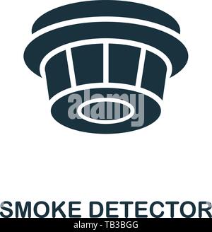 Smoke Detector icon. Creative element design from fire safety icons collection. Pixel perfect Smoke Detector icon for web design, apps, software Stock Vector