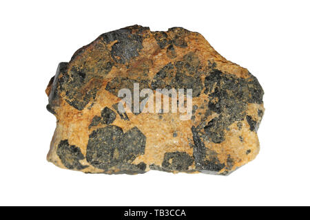 Tourmaline In Quartz Stock Photo