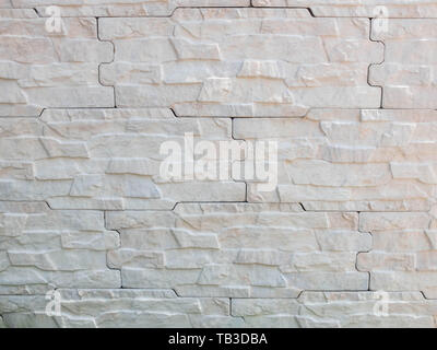 Decorative wall facing panels brickwork. Background pattern. Stock Photo