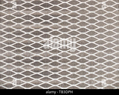 Grill of old window air conditioner. Seamless pattern. Abstract background concept. Stock Photo