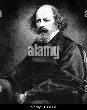 ALFRED, LORD TENNYSON (1809-1892) English poet Stock Photo