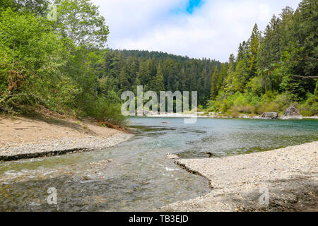 Smith River, Stout Memorial Grove, California Stock Photo