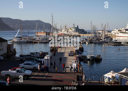 Harbour scene in Simon's Town,Cape Town,South Africa Stock Photo