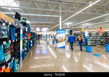 May 26, 2019 Emeryville / CA / USA - Exterior View of Decathlon