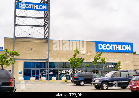 May 26, 2019 Emeryville / CA / USA - Interior View Of Decathlon Sporting  Goods Flagship Store, The First Open In The San Francisco Bay Area, Near  Oakland Stock Photo, Picture and Royalty Free Image. Image 124776220.