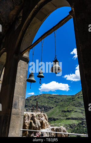 05 May 2019, Famous rock castle Meddieval time dedicated to Queen Tamar in Southern Georgia Stock Photo