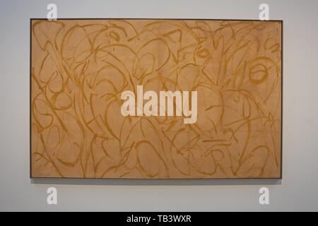 LIVING COLOUR LEE KRASNER BARBICAN ARTS CENTRE 30 MAY - 1 SEPTEMBER 2019 Stock Photo