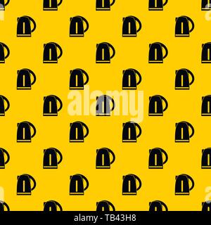 Electric kettle pattern vector Stock Vector