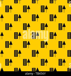 Brick and trowel pattern vector Stock Vector
