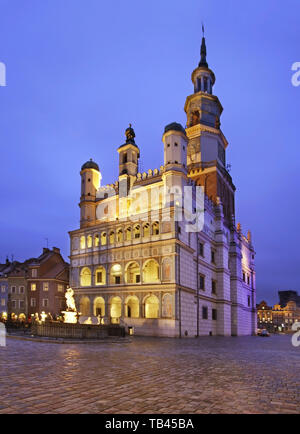 Townhouse at Old Market square (Stary Rynek) in Poznan. Poland Stock Photo