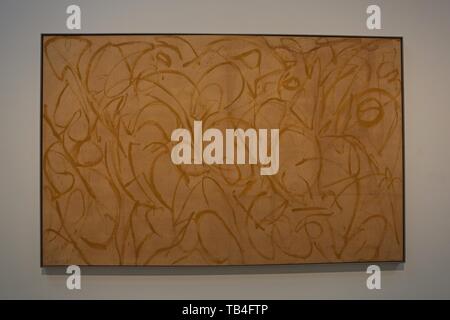 LIVING COLOUR LEE KRASNER BARBICAN ARTS CENTRE 30 MAY - 1 SEPTEMBER 2019 Stock Photo